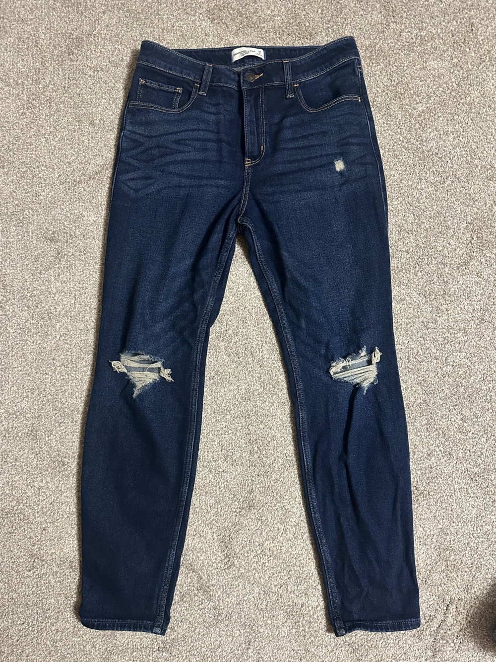 Abercrombie and fitch skinny high rise jeans